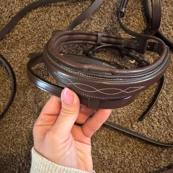 Kudos Competition Flash Bridle Havana - Picture 8 of 9